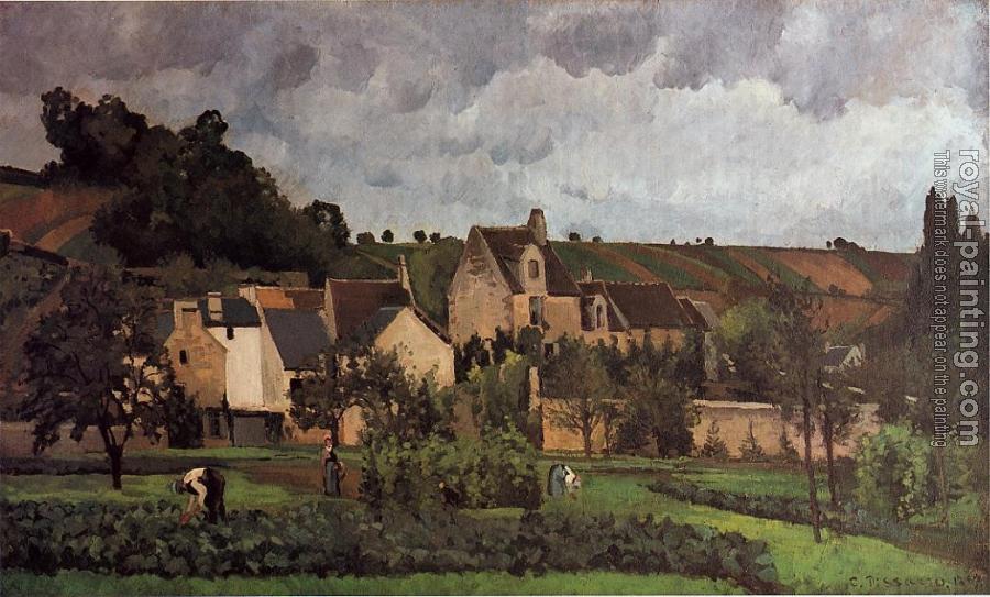 Camille Pissarro : View of l'Hermitage at Pontoise